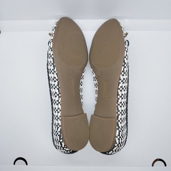 Talbots Olympia Open Weave Bi-Color Ballet Flats Sz 8 - Picture 5 of 8